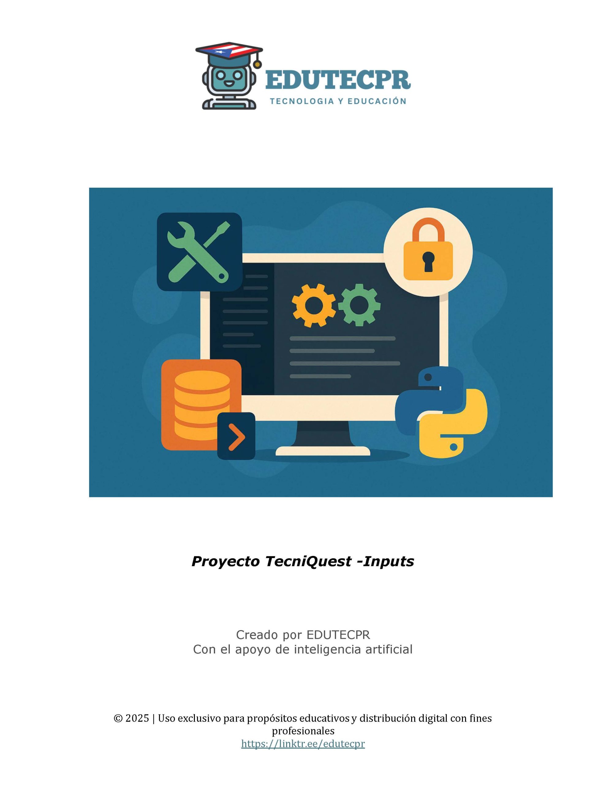 User Inputs – Proyecto TecniQuest