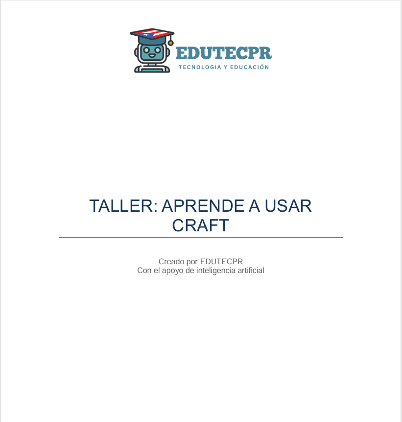 Taller – Aprende a Usar CRAFT